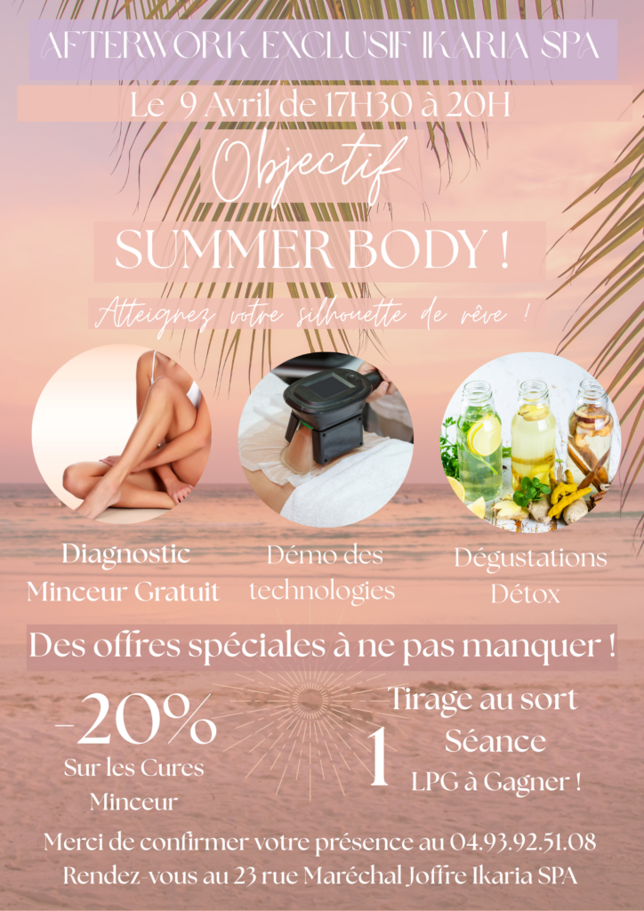 Evenement afterwork ikaria spa